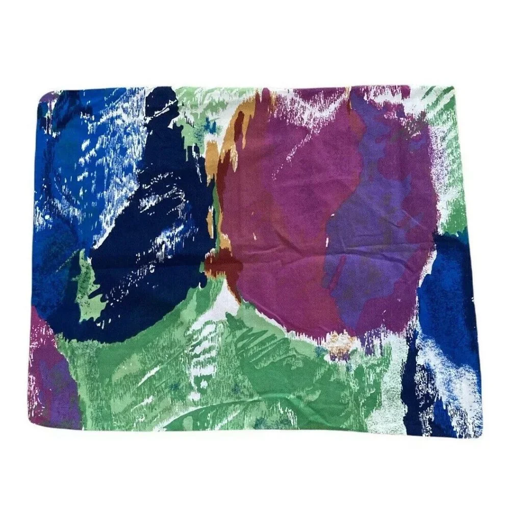 IKEA Twin ? Duvet Cover + Pillow Case Multicolored Tie Dyed Measures -56